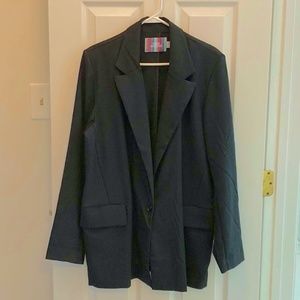 Urban Outfitters black Marina slouchy blazer size XL